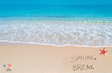 spring break on the sand