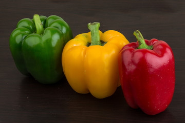 Fresh Bulgarian peppers