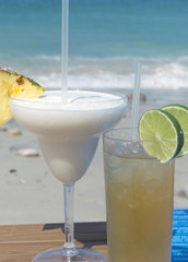 Cocktails on the beach