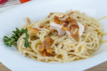 Pasta carbonara