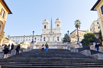 Spanish Steps at morning