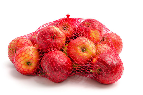 Äpfel im Netz