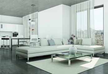 moderne Wohnung Interieur Design