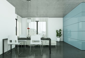 moderne Wohnung Interieur Design