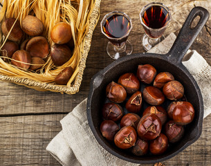 roasted chestnuts