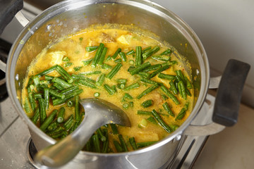 Lodeh or vegetables in coconut milk soup