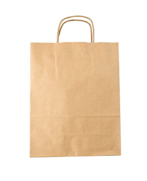 Blank brown paper bag
