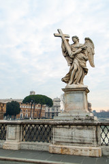 Fototapeta na wymiar Statue with Cross