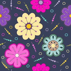 Floral seamless pattern background