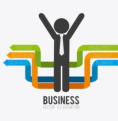 Business design, vector illustration.