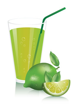 green lemon juice
