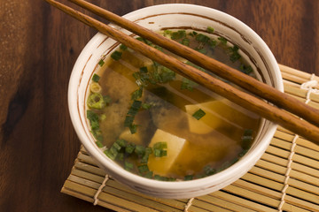 Japanese miso soup