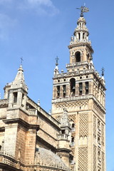 Fototapeta na wymiar Cathedral of Seville, Spain