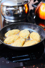 Fish cutlets preparation