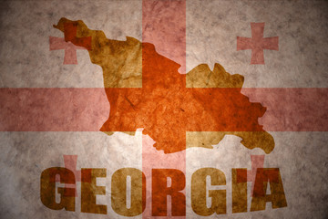 Vintage georgia map