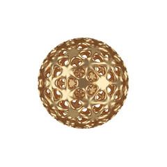 gold abstract ball