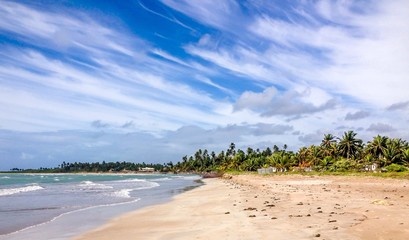 Paripueira beach near Maceio, Alagoas Brazil