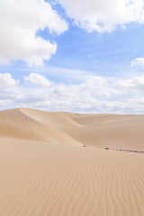 Obraz na płótnie Canvas Sand desert in Viana Boavista, Cape Verde