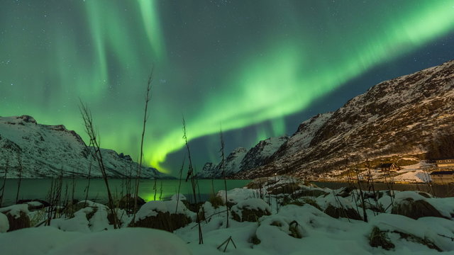 Aurora Borealis timelapse in Norway