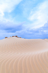 Sand desert in Viana Boavista, Cape Verde