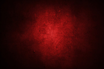 Textured grunge red concrete wall background