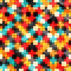 bright rainbow seamless pattern