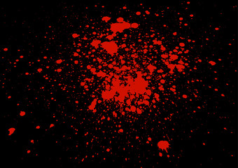 Abstract  splatter blood background