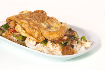 sea food  Thai fire rice