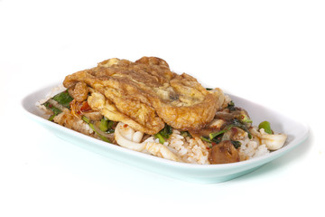 sea food  Thai fire rice