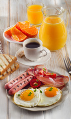 Fresh food  for a healthy breakfast