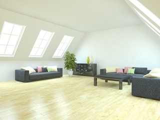 white interior design