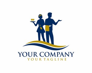 Human - Travel logo sign