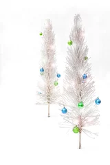 Fotobehang 白いクリスマスツリー © tsuppyinny