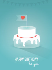 Happy birthday, cake