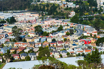 Fototapeta premium Twin Peaks, San Francisco, California, USA
