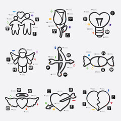 Valentine's Day infographic