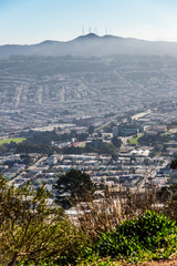 Obraz premium Twin Peaks, San Francisco, California, USA