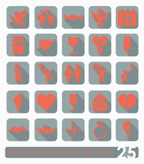 Set of Valentine's Day icons