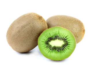 Obraz premium Kiwi fruit isolated on white background