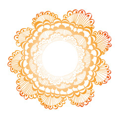 Hand Drawn Backgound flower illustration vector