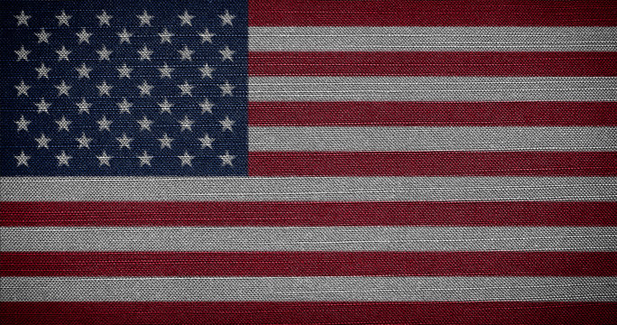 American fabric flags