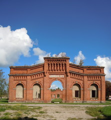 Obraz premium Ruins of riding hall or manezh (Liepaja, Latvia)