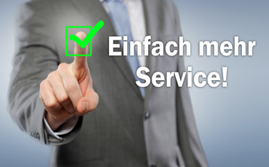 Mehr Service