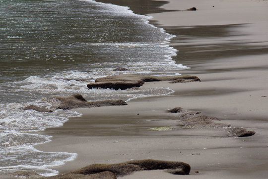 vagues sur le sable - Costa rica