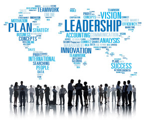 Leadership Boss Management Coach Chief Global Concept