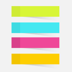 Obraz premium Color sticky notes