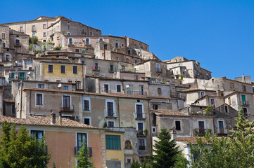 Obraz premium Panoramic view of Morano Calabro. Calabria. Italy.