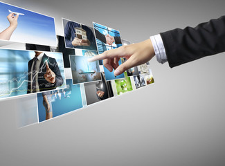 businessmen and Reaching images streaming