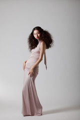 Fototapeta premium model posing in the studio