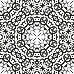 Abstract seamless floral background